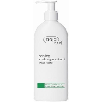 ZIAJA PRO Zielona Peeling z mikrogranulkami BARDZO MOCNY 270ml   